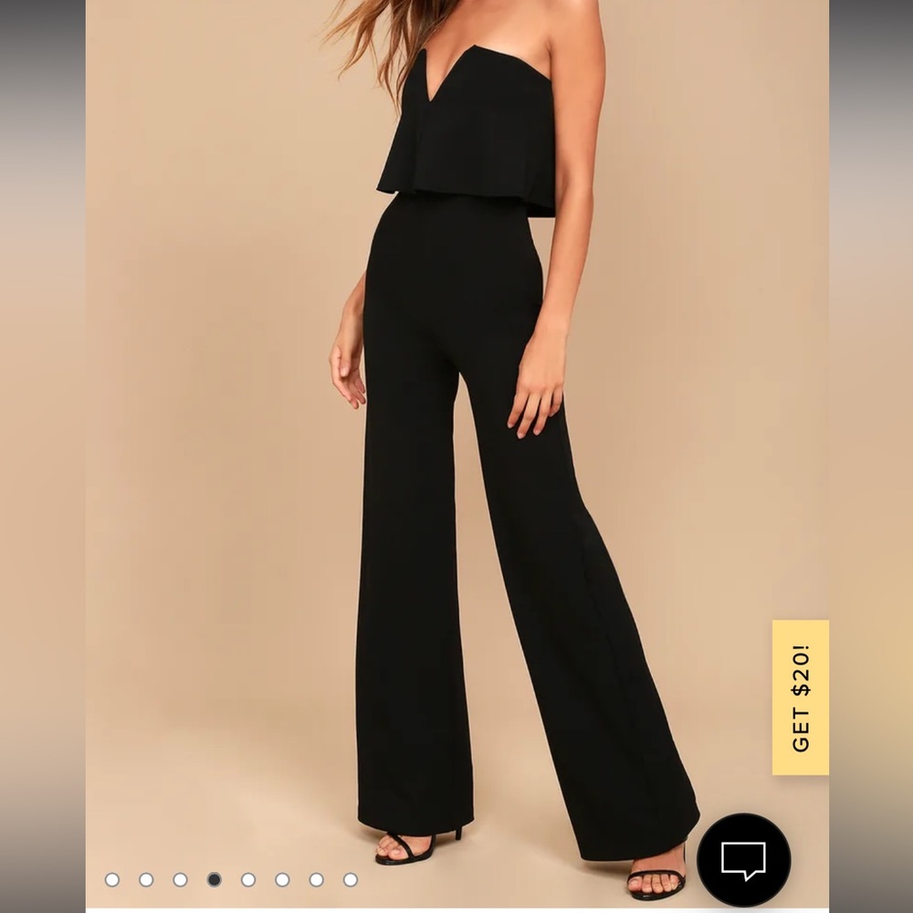 Lulus Deep-V Jumpsuit